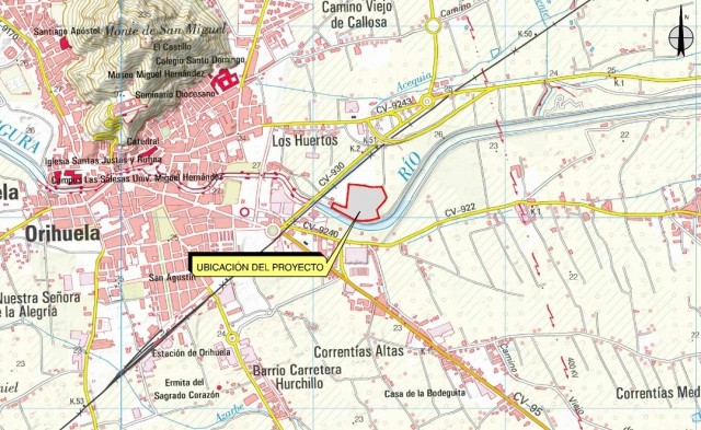 Orihuela desbloquea el Plan Especial que permitirá a la Generalitat ampliar la depuradora del casco urbano