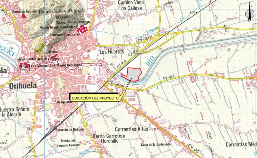 Orihuela desbloquea el Plan Especial que permitirá a la Generalitat ampliar la depuradora del casco urbano