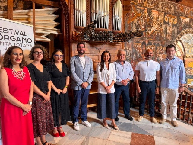 El Santuario de La Santa de Totana celebrará su Festival de Órgano con cuatro conciertos este otoño