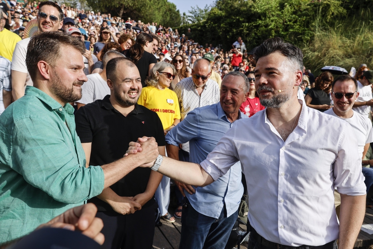 Ibáñez, González, Baldoví y Rufián.
