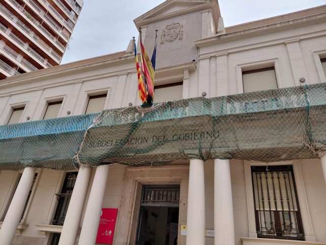 El Gobierno licita la rehabilitación de la fachada de la Subdelegación en Castellón por 655.444 euros