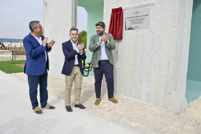 La Comunidad inaugura el parque inundable de Lorquí tras una inversión de 4 millones de euros