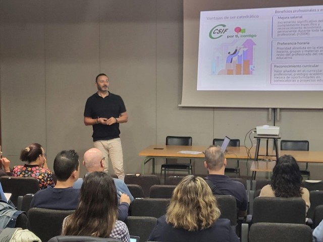 CSIF Castellón organiza un ciclo de charlas para orientar a los futuros docentes en su acceso a la educación pública