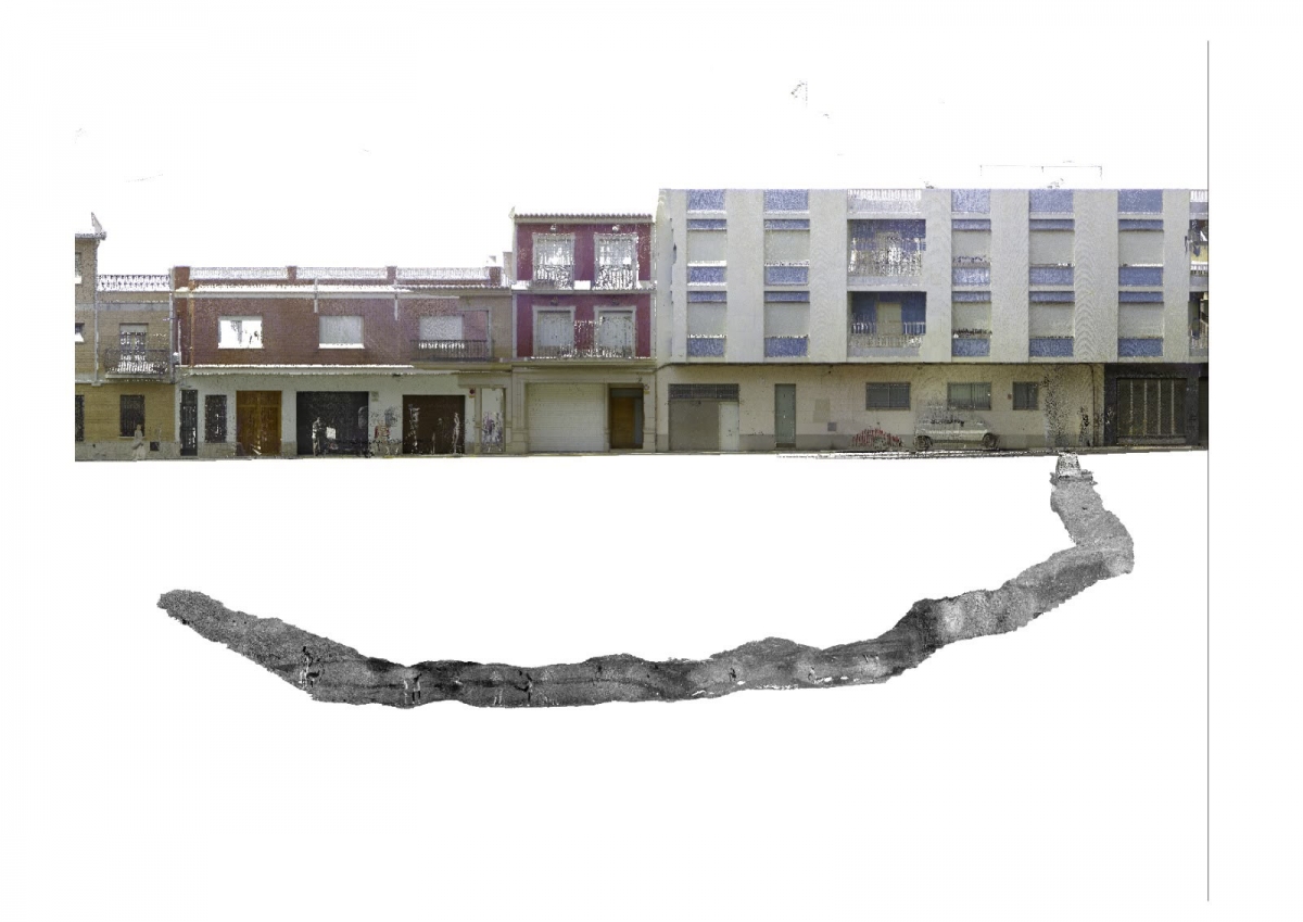 Escaneo 3D del Refugio de la Guerra Civil de Alcàsser. - Foto: AYUNTAMIENTO DE ALCÀSSER Escaneo 3D del Refugio de la Guerra Civil de Alcàsser.