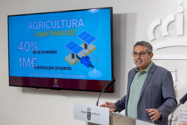 La Región de Murcia lanza ayudas para financiar hasta el 40% de las infraestructuras de regadío