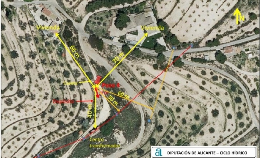 Ibi mejorará el suministro de agua al reparar un tercer pozo: Diputación licita las obras por 125.000€