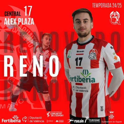 El Fertiberia renueva al central Alex Plaza una temporada