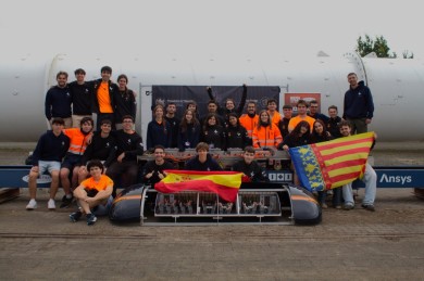 La UPV logra el segundo puesto en la European Hyperloop Week, su tercer podio consecutivo