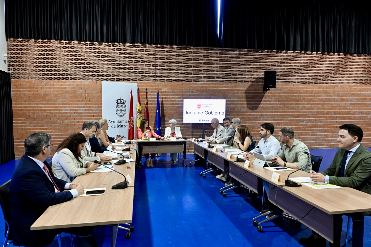 Junta de Gobierno de Murcia, celebrada en El Palmar. - Foto: AYUNTAMIENTO Junta de Gobierno de Murcia, celebrada en El Palmar.