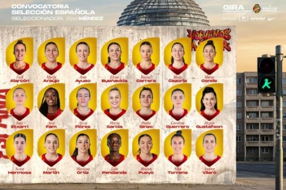Carrera, Buenavida, Flórez, Pueyo y Araújo estarán con España en la preparación del Mundial 