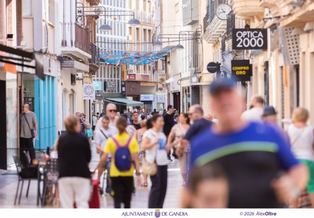 La Generalitat rechaza ampliar a toda Gandia la apertura de los comercios en domingos y festivos
