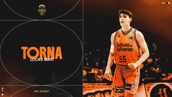 Lucas Marí regresa a Valencia Basket como jugador del primer equipo