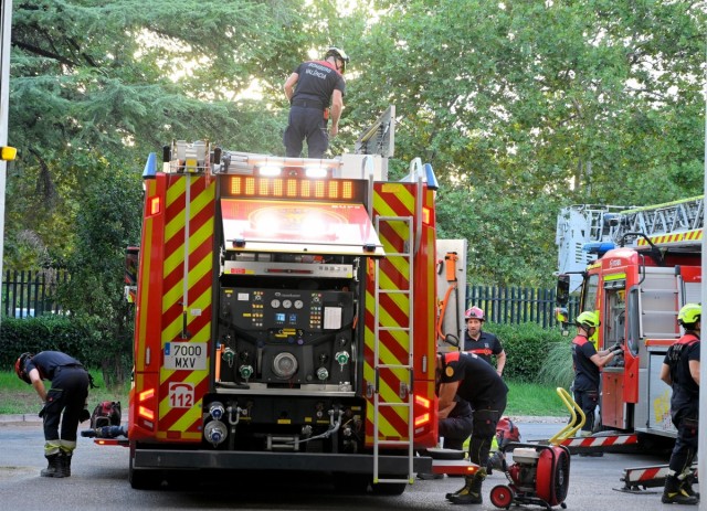 Bomberos de la Comunitat Valenciana se desplazan para ayudar en la extinción de los incendios de Madrid