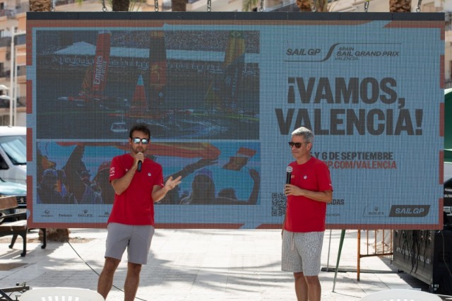 Xàbia vibra con SailGP, la competición náutica más emocionante del mundo en una pantalla gigante frente al mar