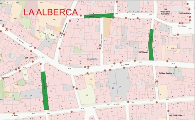 Estas son las calles de La Alberca que se van a remodelar: aprobada la licitación por 94.000 euros