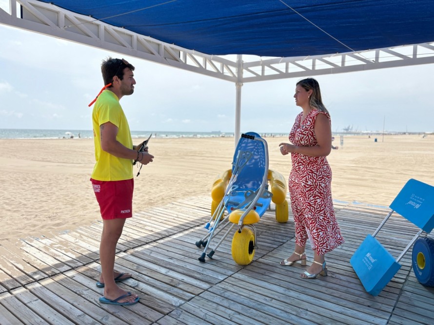 Castelló logra unas playas más accesibles con nuevos recursos e infraestructuras adaptadas