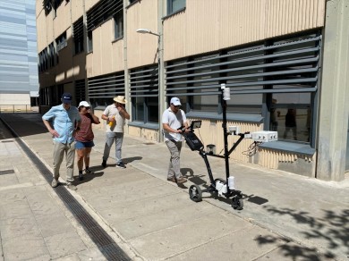 La UPV lleva a cabo un estudio para adaptar los espacios al aire libre del campus de Vera al cambio climático