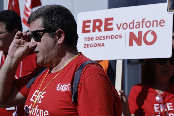 Empleados de Vodafone piden acuerdos razonables de despidos y garantías para la plantilla
