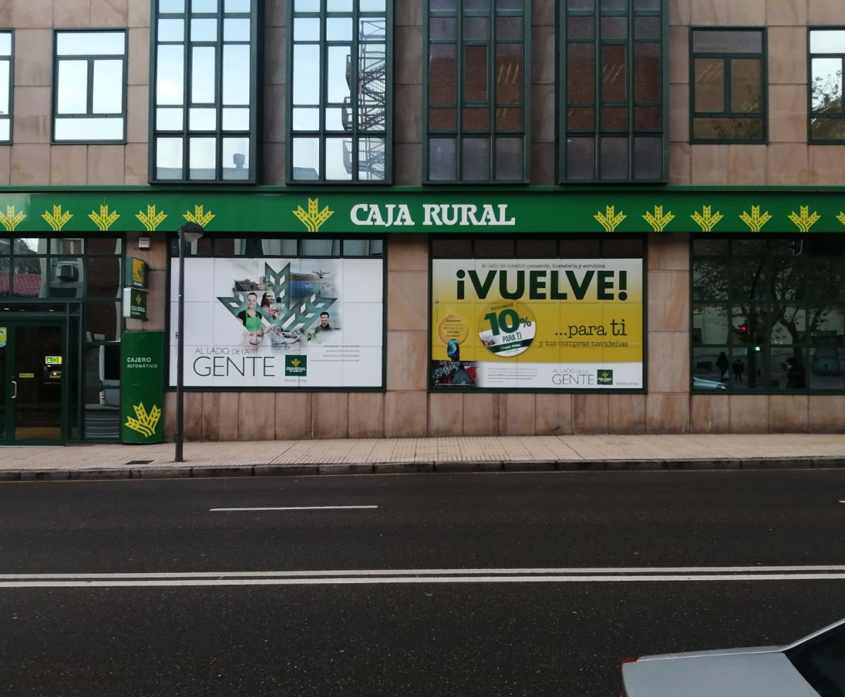 Imagen de una sucursal bancaria.