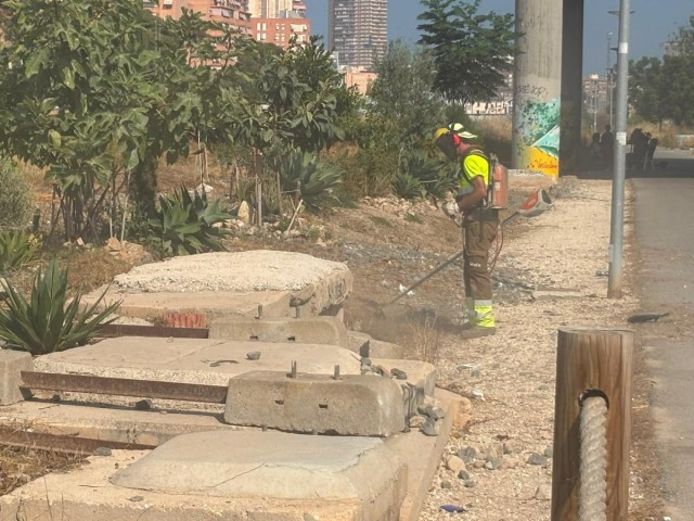 Los vecinos del Parque Central afean al Ayuntamiento de Alicante y a Avant su silencio sobre la limpieza 