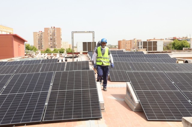 Las nuevas placas solares cubrirán hasta el 33% del consumo eléctrico del Campus de Alfonso XIII