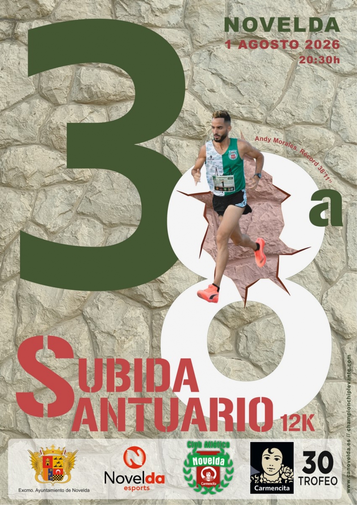 Cartel de la pueba