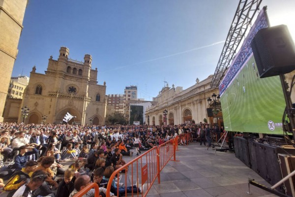Castellón se vuelca con España: pantallas gigantes en varios municipios para seguir en directo la final
