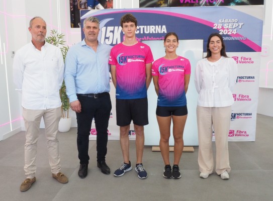 La 15K Nocturna FibraValencia presenta la camiseta oficial de la 11ª edición 