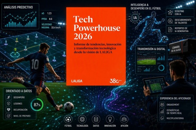 LALIGA lanza Tech Powerhouse 2026, un nuevo observatorio sobre tecnología e inteligencia artificial aplicada al fútbol