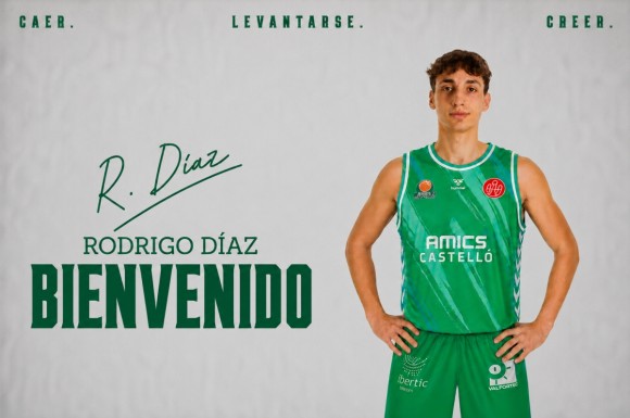 El Amics Castelló incorpora al base Rodrigo Díaz: gran físico, presente y progresión de futuro
