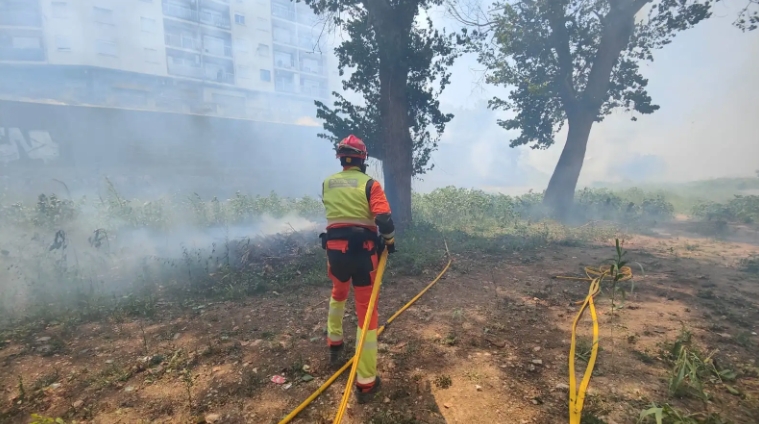 Incendio en Manises.