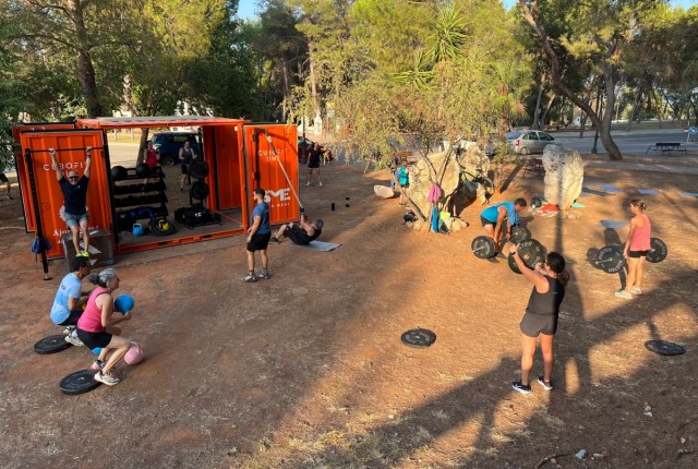 Vila-real impulsa una prueba piloto de gimnasio al aire libre en el Termet durante el mes de agosto