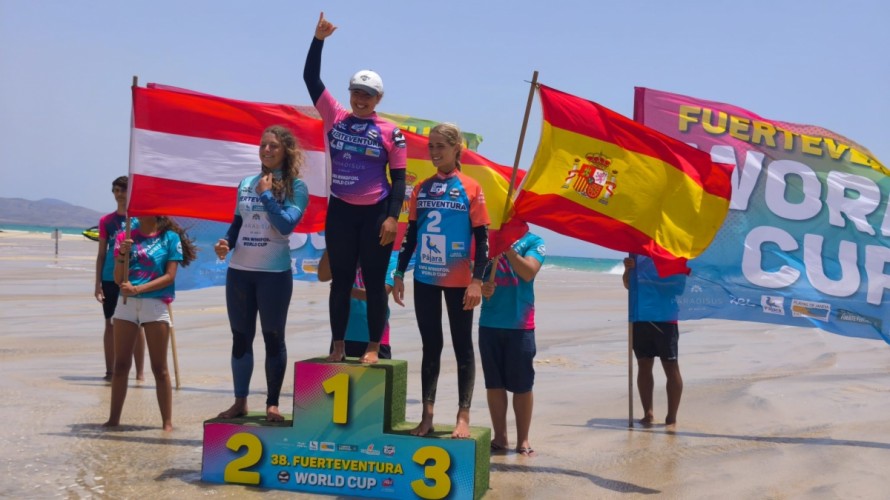 Fuerteventura despide el Surf-Freestyle con Suardiaz y Ginzinger entre las mejores del mundo
