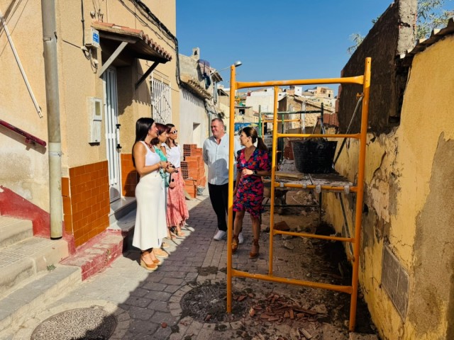 El Ayuntamiento de Lorca efectúa tres órdenes de ejecución y una demolición por ruina en el Barrio de San Cristóbal