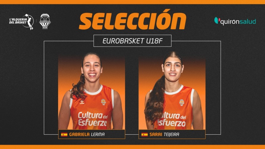 Gabriela Lerma y Sarai Teijeira van con España al Eurobasket U18F