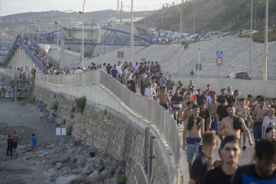 Interior eleva a 41 los fallecidos durante la entrada masiva a Ceuta 