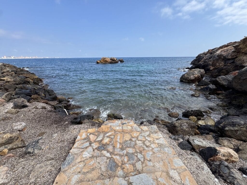 Cala del Pato. - Foto: Viviendo La Manga. Cala del Pato.