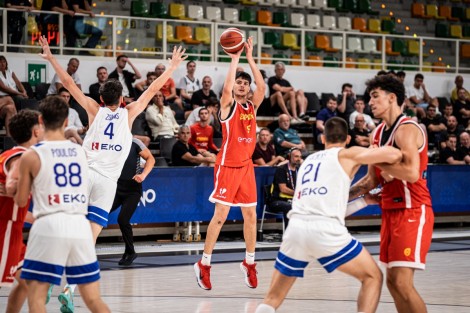 Cuarta posición para Tazo, Villarejo y Viguer en el Eurobasket U18M