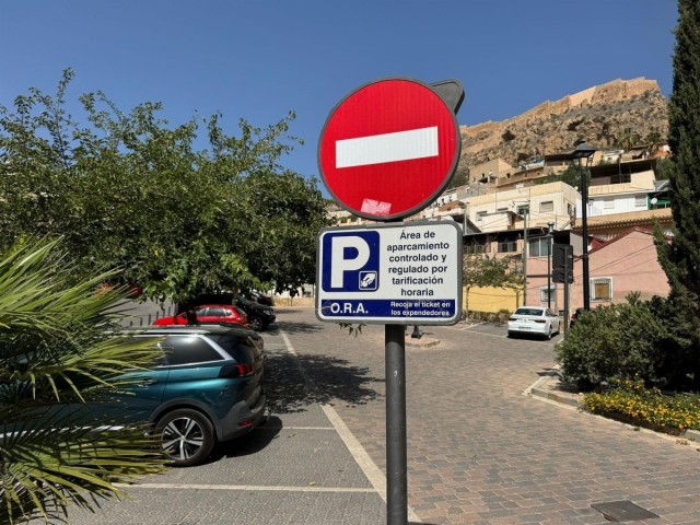 Aparcar en la zona azul de Lorca es gratis en todo el mes de agosto