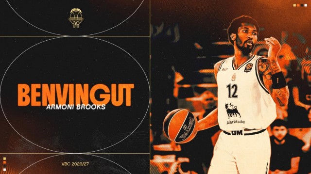 Armoni Brooks, nuevo jugador de Valencia Basket