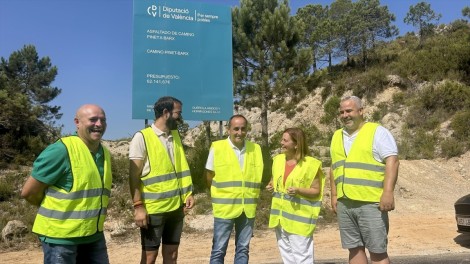La Diputación de Valencia ayudará a Pinet a mejorar los Caminos de Interés que unen la Vall d'Albaida, la Safor y la Costera
