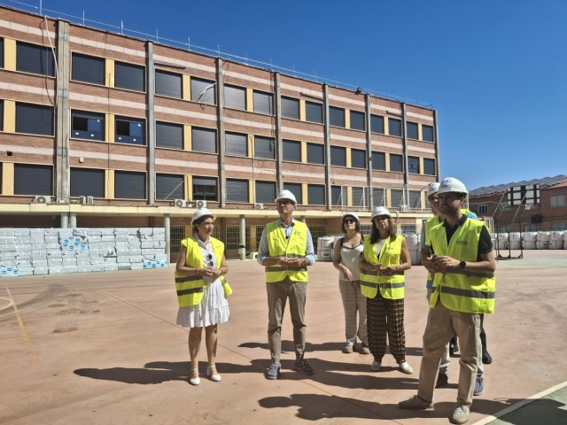 Así es la rehabilitación de los IES Francisco Salzillo y Sanje y del colegio Jacinto Benavente de Alcantarilla, con un presupuesto de 4 millones