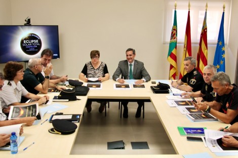 Castelló coordina un amplio operativo de seguridad para recibir el eclipse del 12 de agosto
