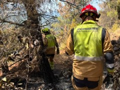 El incendio de la Vall d'Uixó se da por controlado tras quemar 9.568 hectáreas