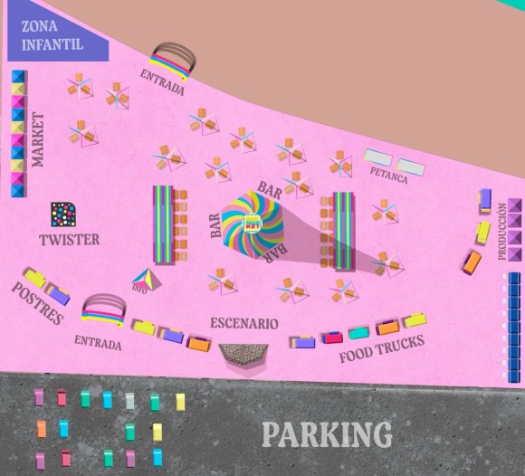 El festival gastronómico y de ocio Solmarket vuelve a llenar de vida en agosto el antiguo Playa Park de La Manga (el del pitufo)