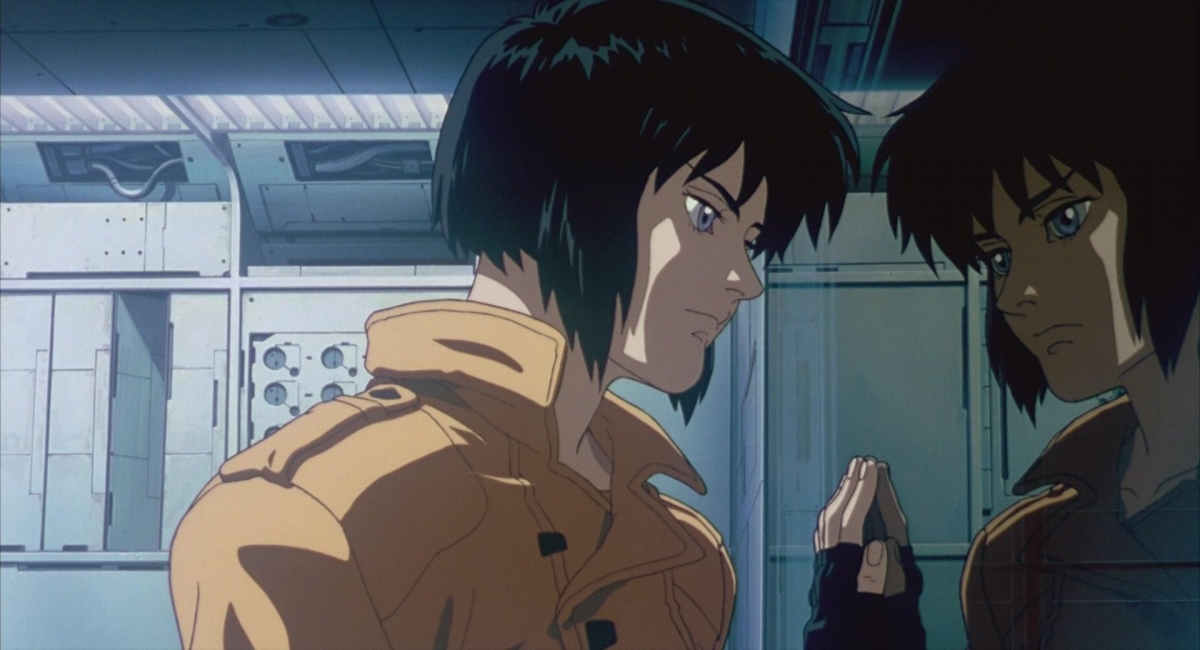 La Mayor Motoko Kusanagi es la protagonista de la primera y oscura Ghost in the Shell de Mamoru Oshii.