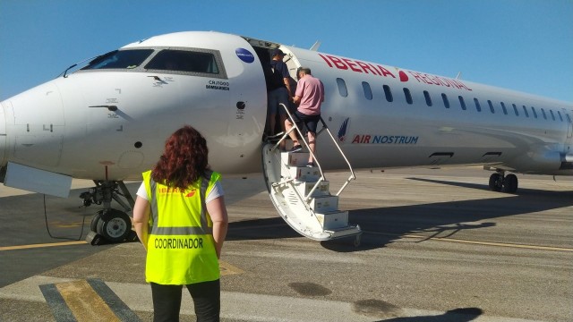 La conexión de Iberia Valencia-Madrid cumple 85 años con un 78% de conectividad con otros destinos