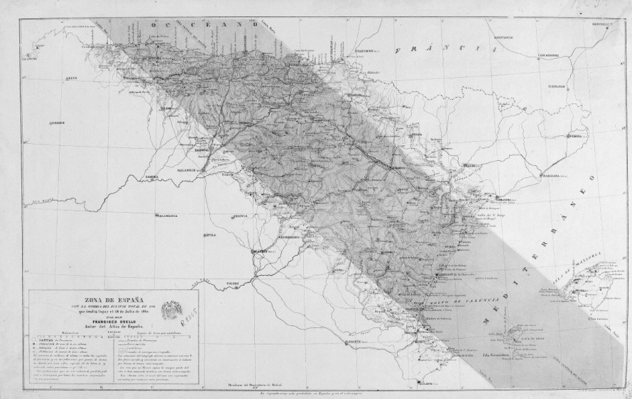 Un Castellón de 20.000 habitantes, epicentro científico en el primer eclipse fotografiado en 1860