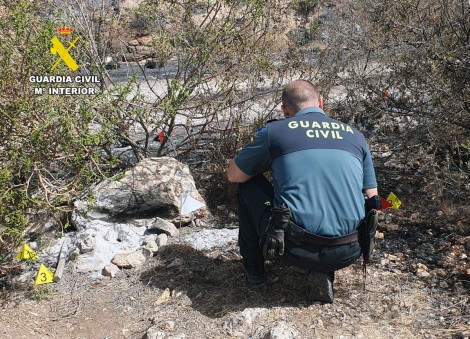 La Guardia Civil identifica al presunto autor del incendio forestal de la Sierra de las Moreras en Mazarrón