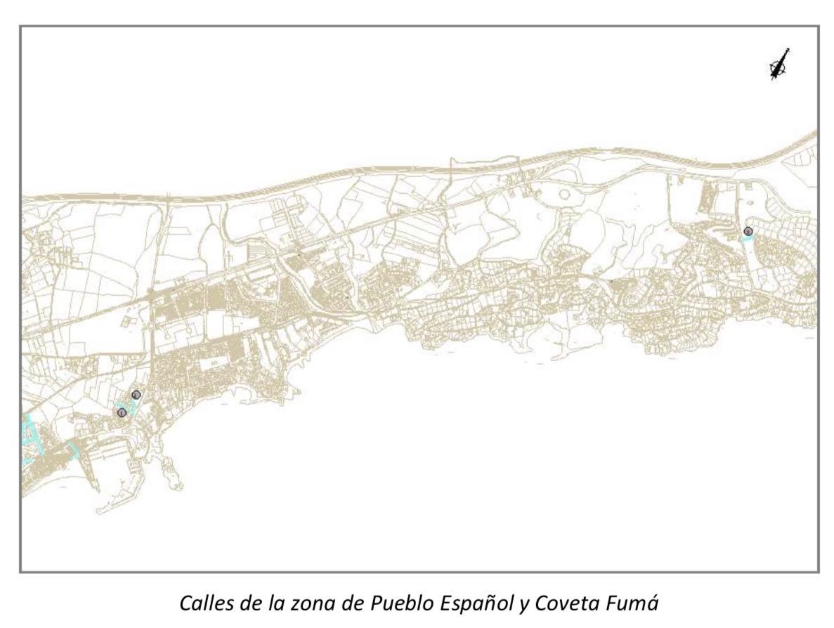 Zona Pueblo Español y Coveta Fumá